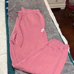 Nike Womens Pink Jogger Pants
